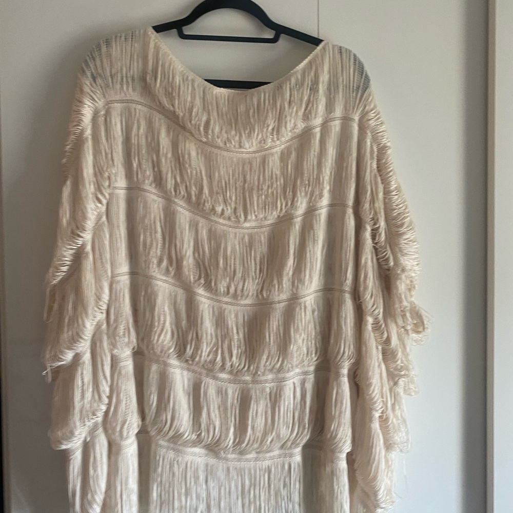 Alexis Creme Fringe Top M/L